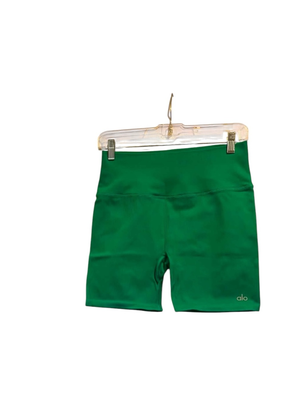 NWOT Alo Yoga Ribbed Tank/Short Set EMERALD GREEN Size Medium - Picture 4 of 7